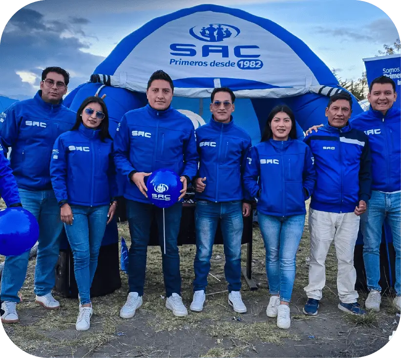 Equipo SAC en jornada comunitaria